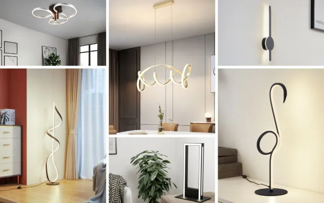 Bild: Lichtkunst in Linien: Lampenwelt.de präsentiert neue Formensprache moderner LEDs