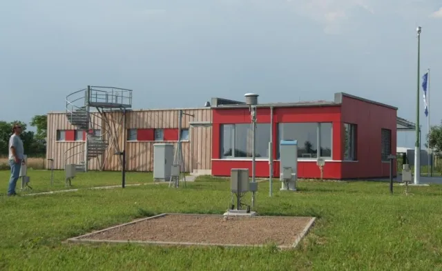 Bild: Besonderer Bau für den Deutschen Wetterdienst