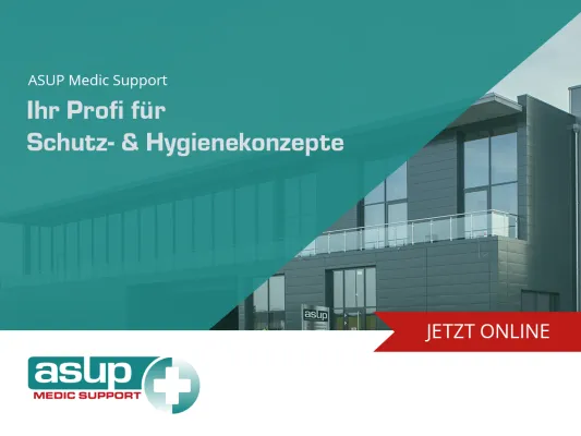 Bild: Die ASUP GmbH geht mit neuem Onlineshop ASUP Medic Support online