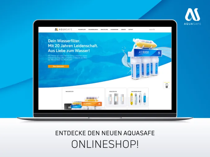 Bild: AQUASAFE präsentiert neuen Onlineshop für Wasserfilter