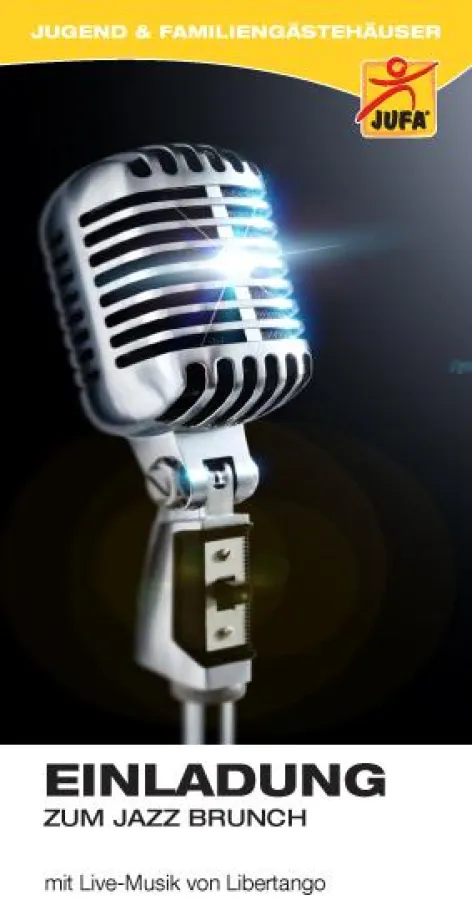 Kommenden Sonntag laden die Jugend & Familiengästehäuser zu einem Jazz Brunch im JUFA Salzburg