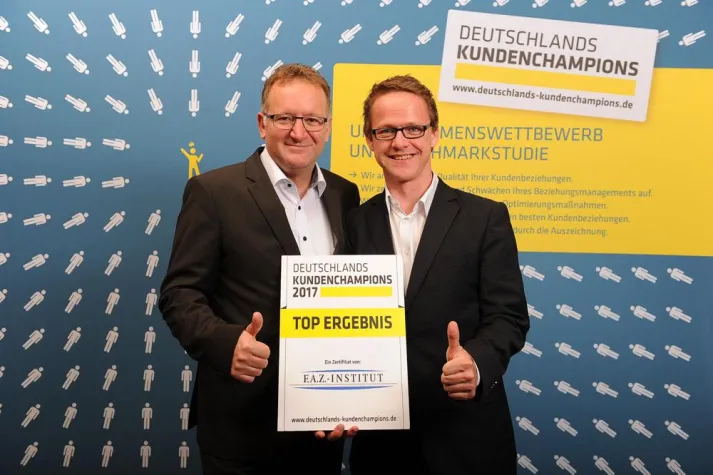 Bild: Bien-Zenker ist Kundenchampion 2017