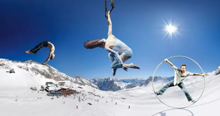 GOP-Varieté im Schnee auf der Zugspitze Bild: GOP-Varieté im Schnee auf der Zugspitze
