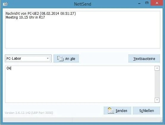 Bild: Instant Messenger für die interne Praxiskommunikation