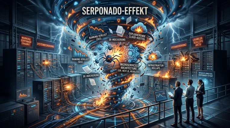 Serponado-Effekt bedroht asynchrone Architekturen durch SEO-Verluste und Cloud-Kosten Bild: Serponado-Effekt bedroht asynchrone Architekturen durch SEO-Verluste und Cloud-Kosten
