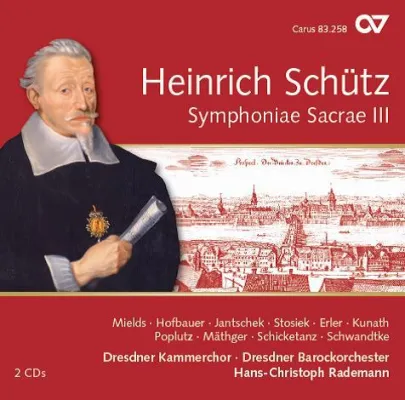 Bild: Hans-Christoph Rademann & Dresdner Kammerchor: Heinrich Schütz – Symphoniae Sacrae III: CD-VÖ 02.10.15