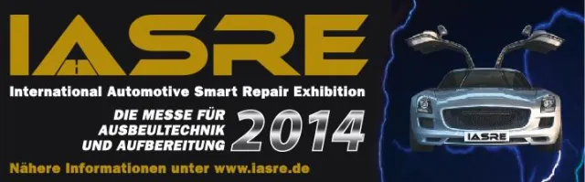 Bild: IASRE 2014 – Fachmesse für Ausbeultechnik und Smart-Repair in Deutschland