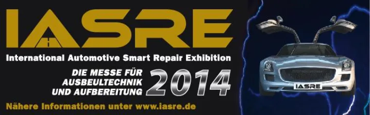 IASRE 2014 – Fachmesse für Ausbeultechnik und Smart-Repair in Deutschland Bild: IASRE 2014 – Fachmesse für Ausbeultechnik und Smart-Repair in Deutschland