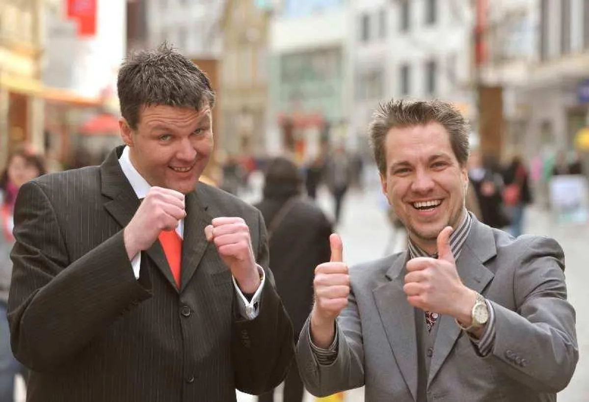 Marc Stoßberg, Institutsleiter und Bernhard Gandolf, Inhaber eisq