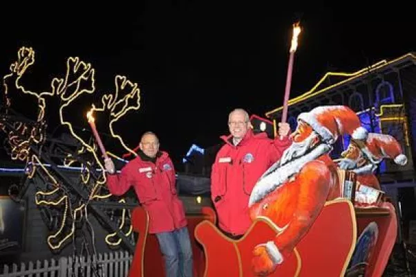 Bild: Erlebnis-Zoo Hannover im Winterzauber