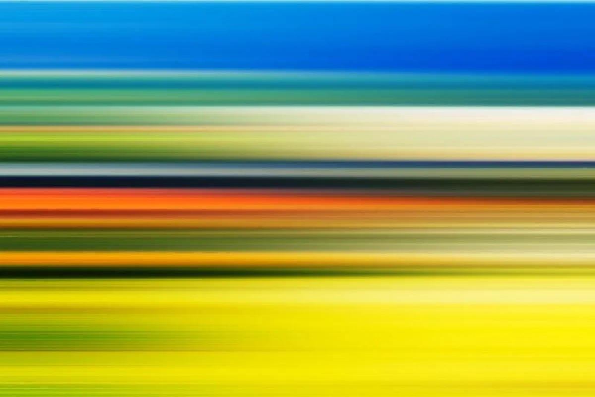 Bild: Fotografie, Niveau de la mer ? le matin, 2007, Abmessung 120x80, unter Acrylglasplatte , 5mm - Preis EURO 605,-