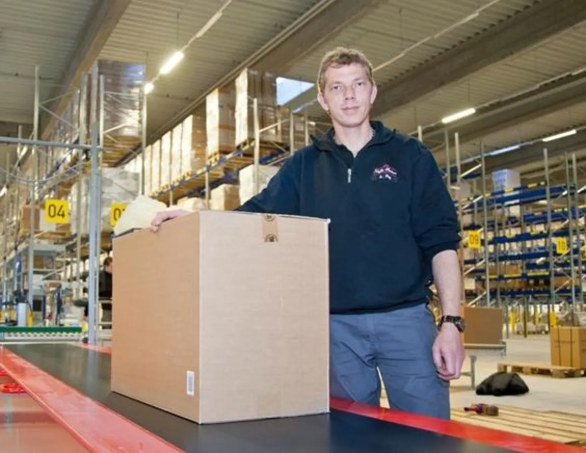 Logistik-Test bei Kaffee Partner.