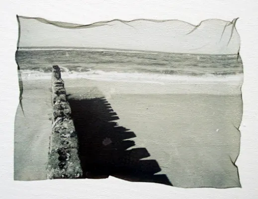 Bild: Ausstellung Joachim Trautner Polaroid-Lift-Arbeiten