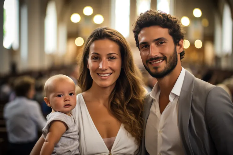 Bild: Die Essenz einer Taufe ohne Kirche: Geburtsfest als individuelles Familienereignis