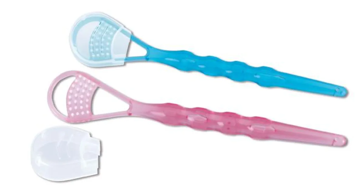 Zungenreiniger Tong-Clin De Luxe mit Schutzkappe