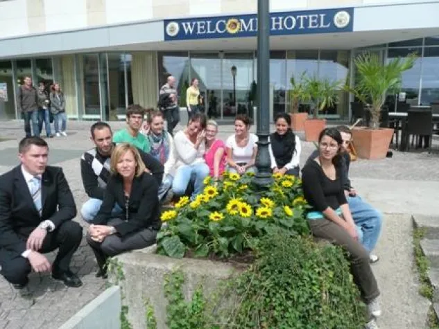 Bild: Azubi-Sonnenblumen-Aktion