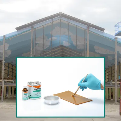 Bild: Professionell kleben im Zelt-, Laden- und Messebau: Wo bayerischer Zusammenhalt im Klebedetail steckt