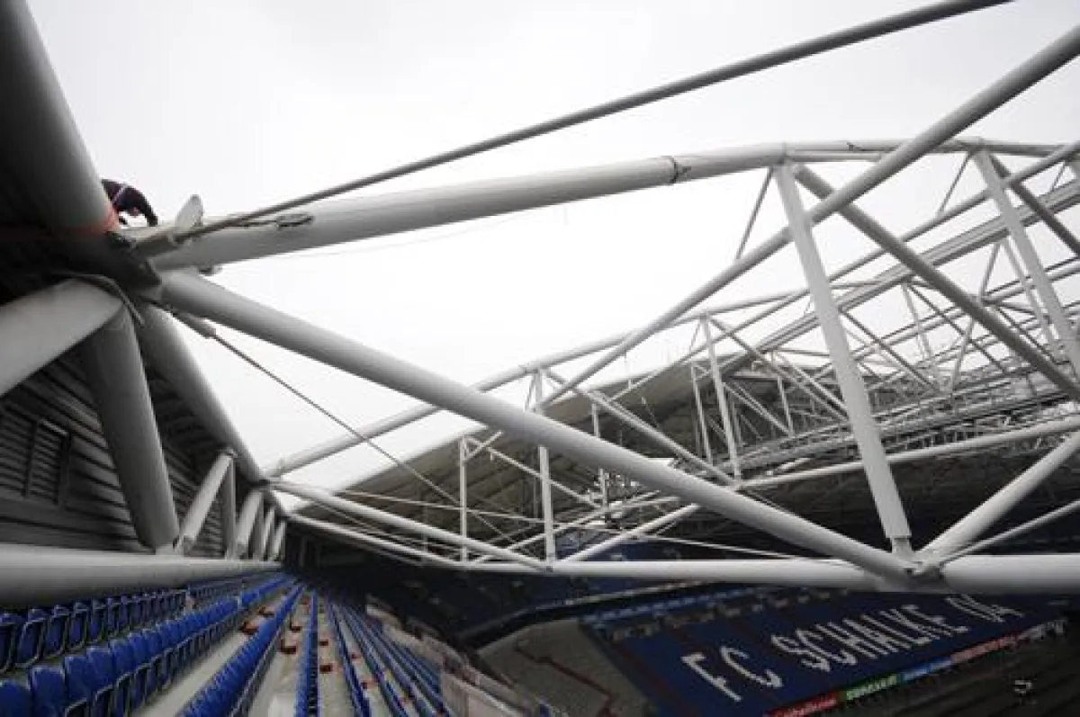 Die Veltins-Arena auf Schalke