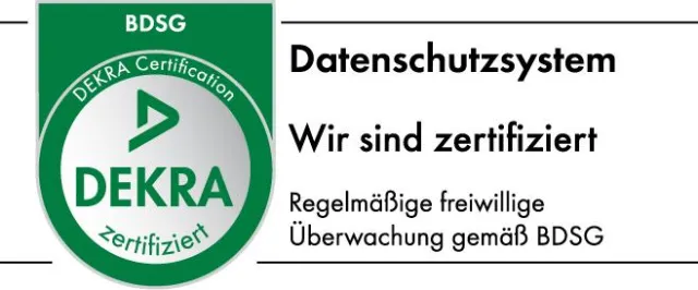 Bild: SüdBest erhält das Dekra Datenschutz-Zertifikat