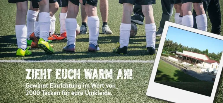 Bild: BIGBOXX unterstützt den Amateurfussball!