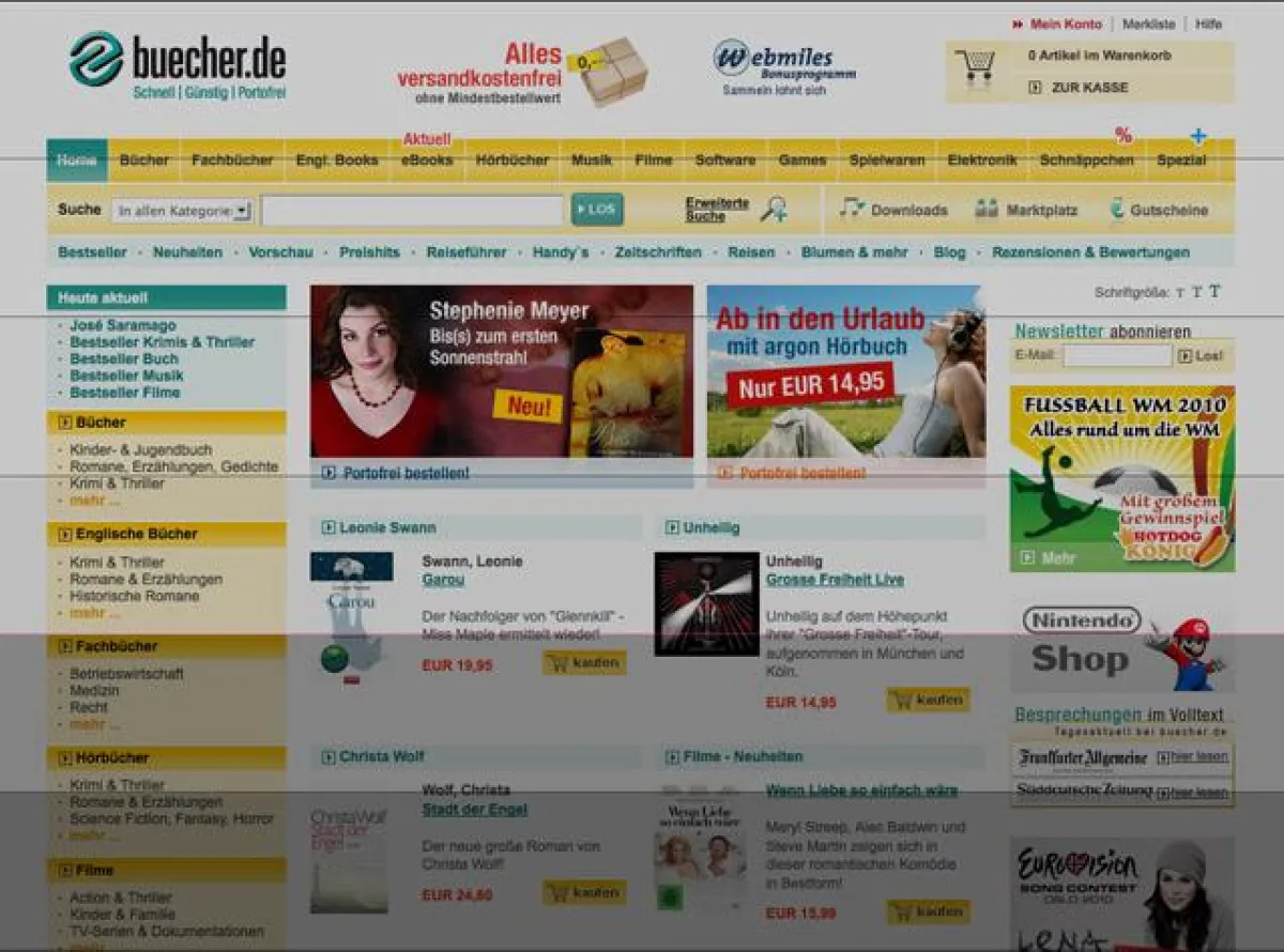 m-pathy Scrollingmaps zeigen, dass wichtige Informationen oft nicht gesehen werden