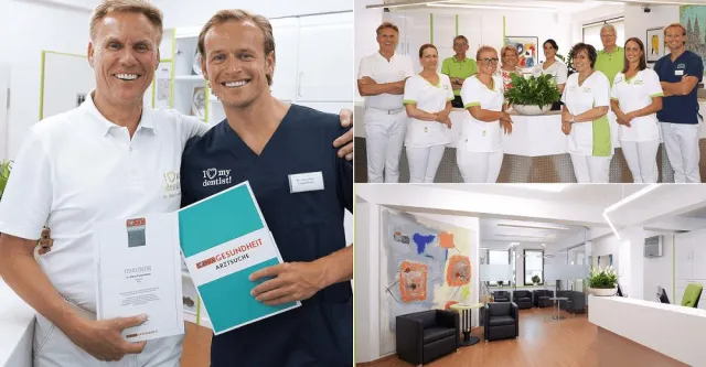 Bild: Praxis Dr. Langenbach von FOCUS-GESUNDHEIT als „Empfohlener Zahnarzt“ ausgezeichnet