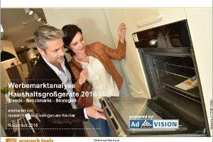 Elf Marken für Haushaltsgroßgeräte mit Werbung in Millionenhöhe Bild: Elf Marken für Haushaltsgroßgeräte mit Werbung in Millionenhöhe