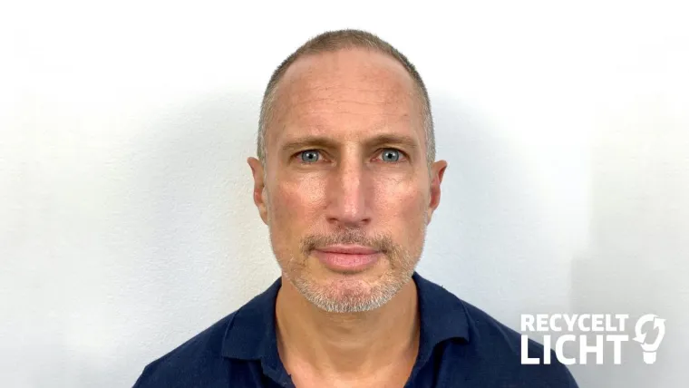 Bild: Benno Fürmann setzt sich für Licht-Recycling ein