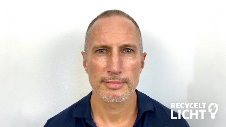 Bild: Benno Fürmann setzt sich für Licht-Recycling ein