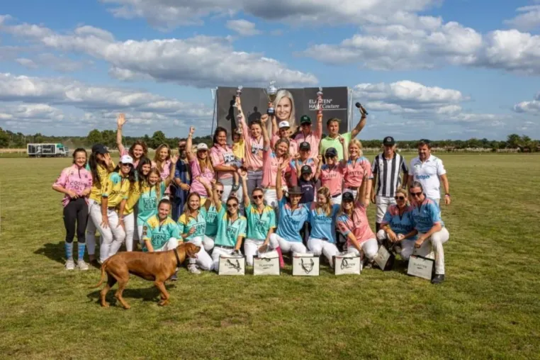 Bild: Vier Polo-Ladies siegten beim ELASTEN® Ladies Cup vom 16.-18.07.2021 im PoloPark Berlin