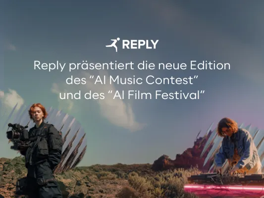 Bild: Reply präsentiert die diesjährige Edition des Reply AI Music Contest und des Reply AI Film Festival