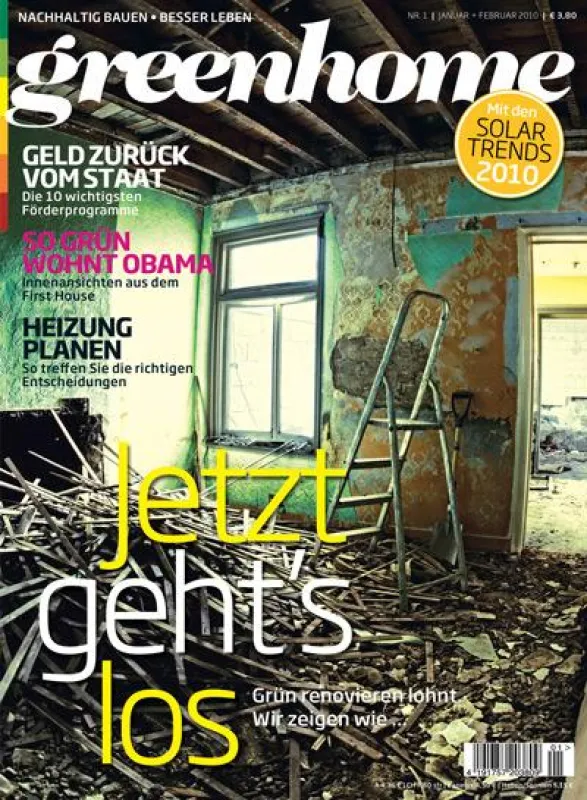 Das neue greenhome Magazin hilft beim grünen bauen