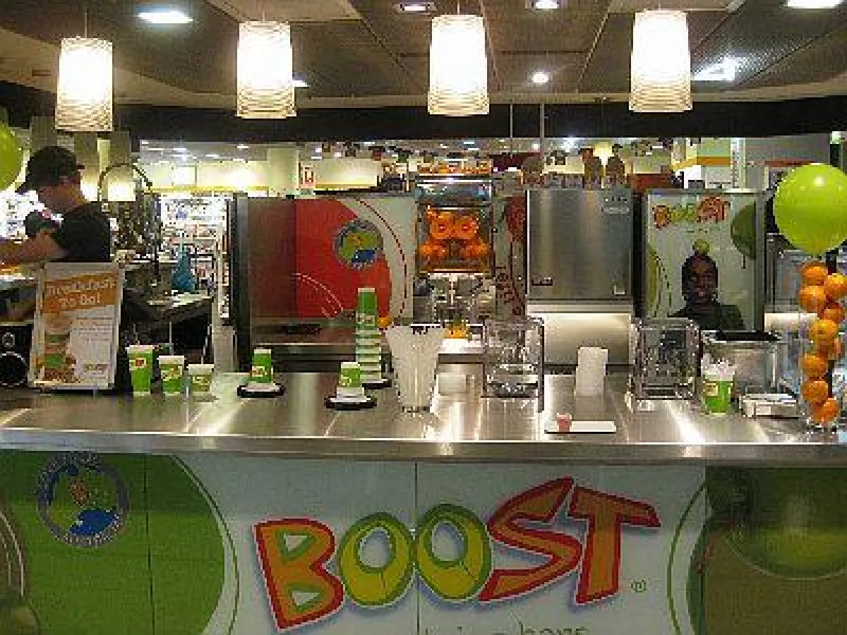 Alle bei BOOST angebotenen Produkte werden mit frischen, hochwertigen Zutaten direkt vor den Augen der Kunden zubereitet