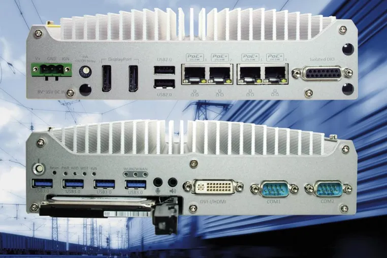 Lüfterloser robuster Micro-PC für Fahrzeuge Bild: Lüfterloser robuster Micro-PC für Fahrzeuge