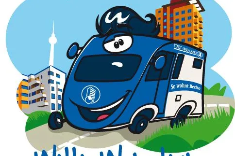 Bild: Berliner STADT UND LAND Wohnbauten-Gesellschaft schickt Wohnmobil auf Roadshow