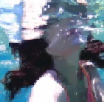 Bild: "AQUA" Ausstellung Cornè Theron Hallenbad Ost Kassel