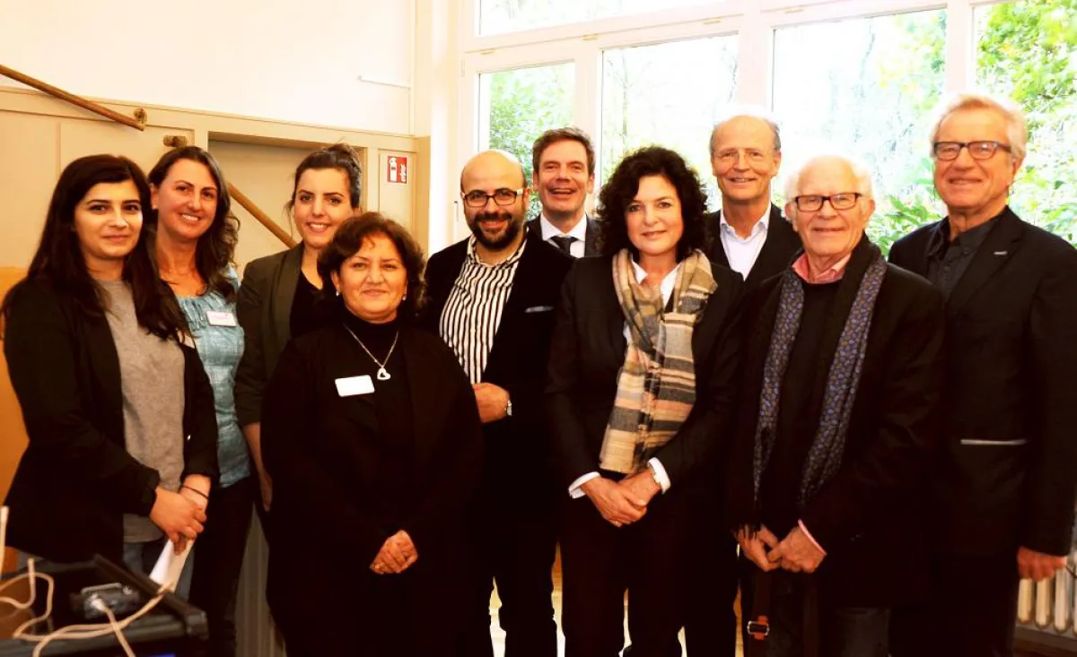 Die Referenten im Klinikum Wahrendorff (Foto: Giesel)