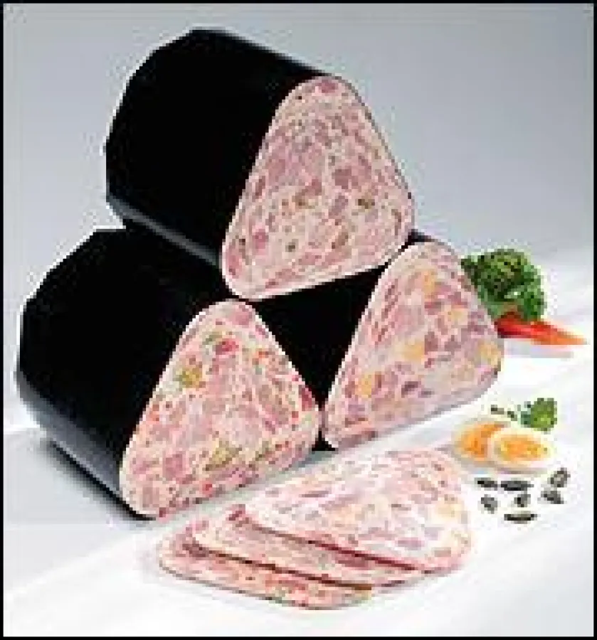 Fit statt Fett Brühwurst in Dreikantform