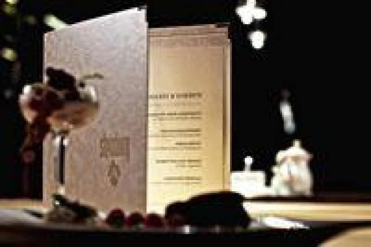 Die Dessertkarte A5 der Gmund Menue Collection