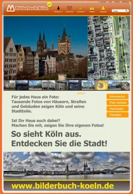 Bild: Größtes Fotoportal für Köln gestartet - bilderbuch-koeln.de zeigt tausende georeferenzierte Fotos