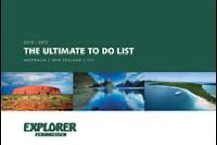 The Ultimate To Do List - Explorer Fernreisen setzt neue Reiseakzente Bild: The Ultimate To Do List - Explorer Fernreisen setzt neue Reiseakzente