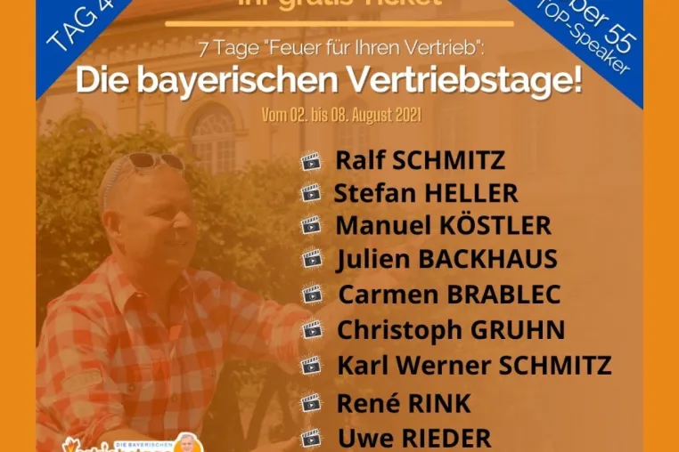 Bild: O´zapft is! Heute Tag 4 bei "Die bayerischen Vertriebstage" von Uwe Rieder, der bayerische Vertriebsfreak