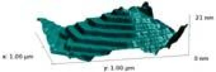 UNGEWÖHNLICHE GEBIRGSFORMATION AUF NANOSKALA Bild: UNGEWÖHNLICHE GEBIRGSFORMATION AUF NANOSKALA