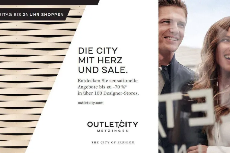 Bild: „City mit Herz und Sale“: Leo Burnett setzt für Outletcity Metzingen die „City of Fashion“ in Szene