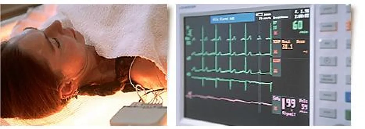 In unserer Praxis setzen wir zur Hitzeerzeugung wassergefilterte Infrarotstrahler mit erhöhter Luftfeuchtigkeit ein.