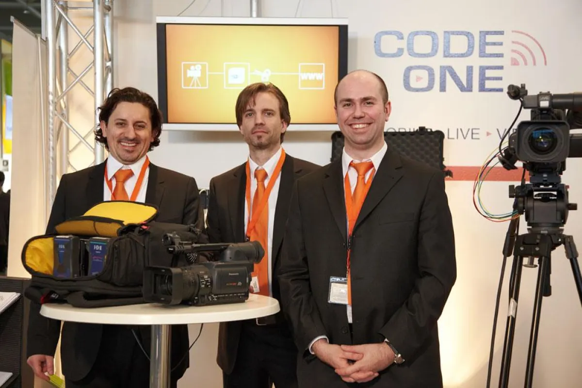 Das Gesicht der Code One GmbH: v.l.n.r: Zlatko Kauric, Boris Kantzow, Sven Hanten