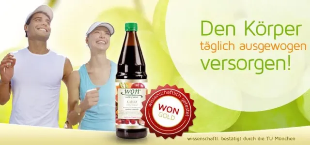 Bild: WON GOLD löst das altbekannte WON+80 Elixier ab