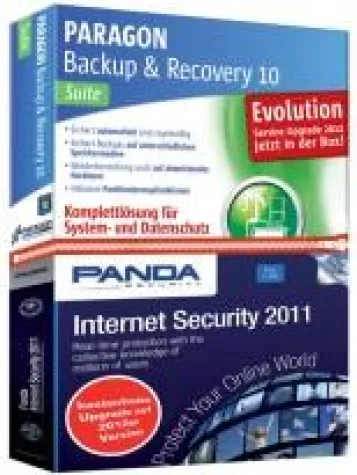 Bild: Bundle: Paragon Backup Recovery 10 Suite + Panda Internet Security 2011