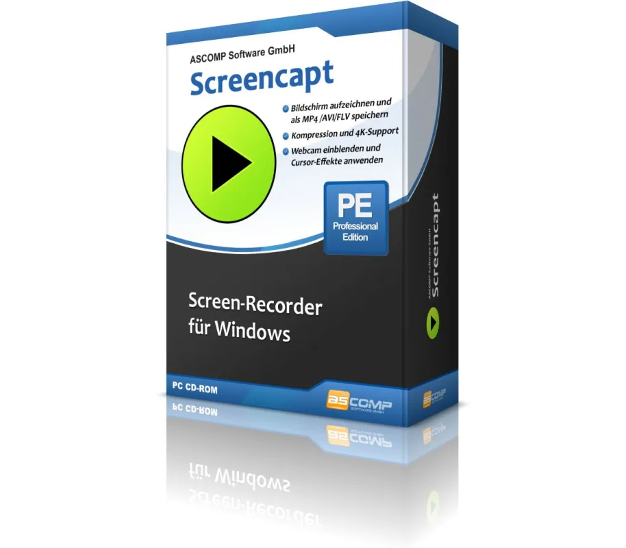Screencapt - Screen-Recorder für Windows