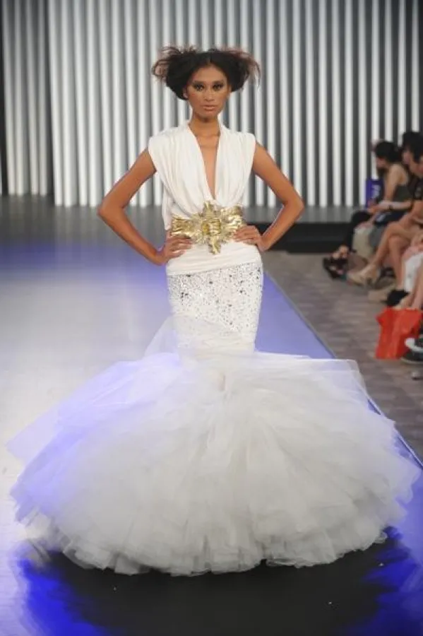 Glamourös und aufwendig: die Kollektion von Espen Salberg. Fotos: HKTDC